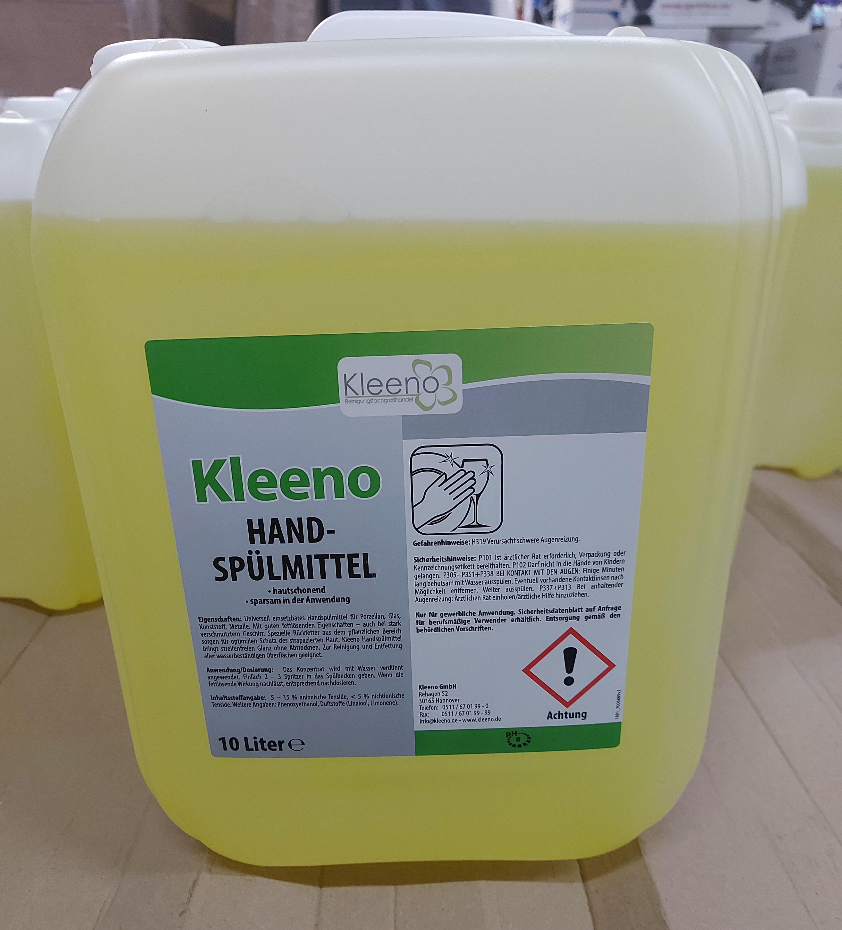 Kleeno / Handspülmittel / mit Citruskraft / 10 Ltr